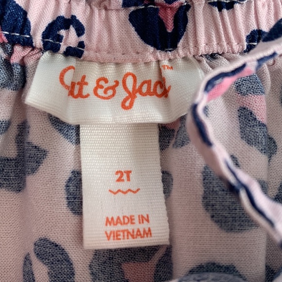 Cat & Jack Pink Leopard Romper 2T EUC - Picture 6 of 9